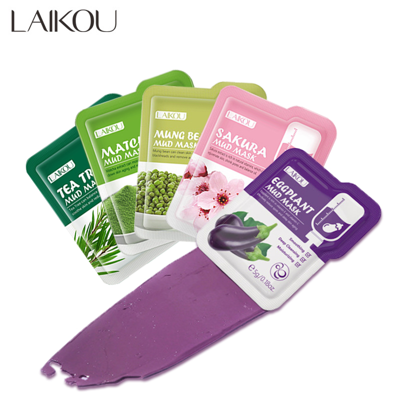 Tea Tree Spot Treatment - LAIKOU 5 шт. грязевая маска глиняная