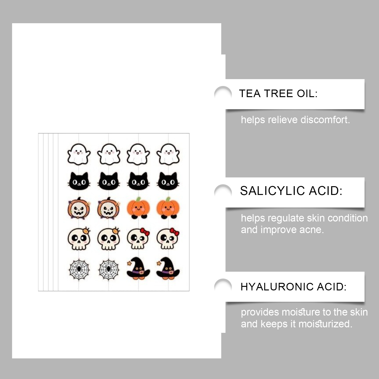 Пластыри от прыщей на Хэллоуин – обзор и цена Tea Tree Spot Treatment